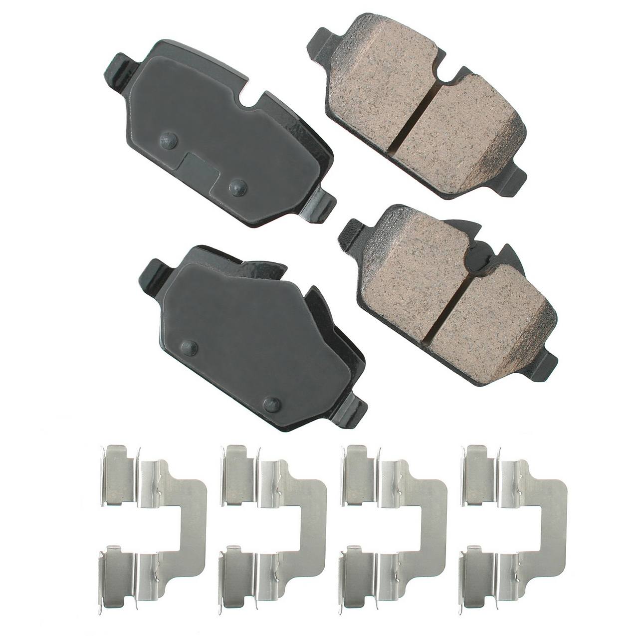 Mini Disc Brake Pad Set - Rear 34219808706 - Akebono Euro Ultra-Premium EUR1554