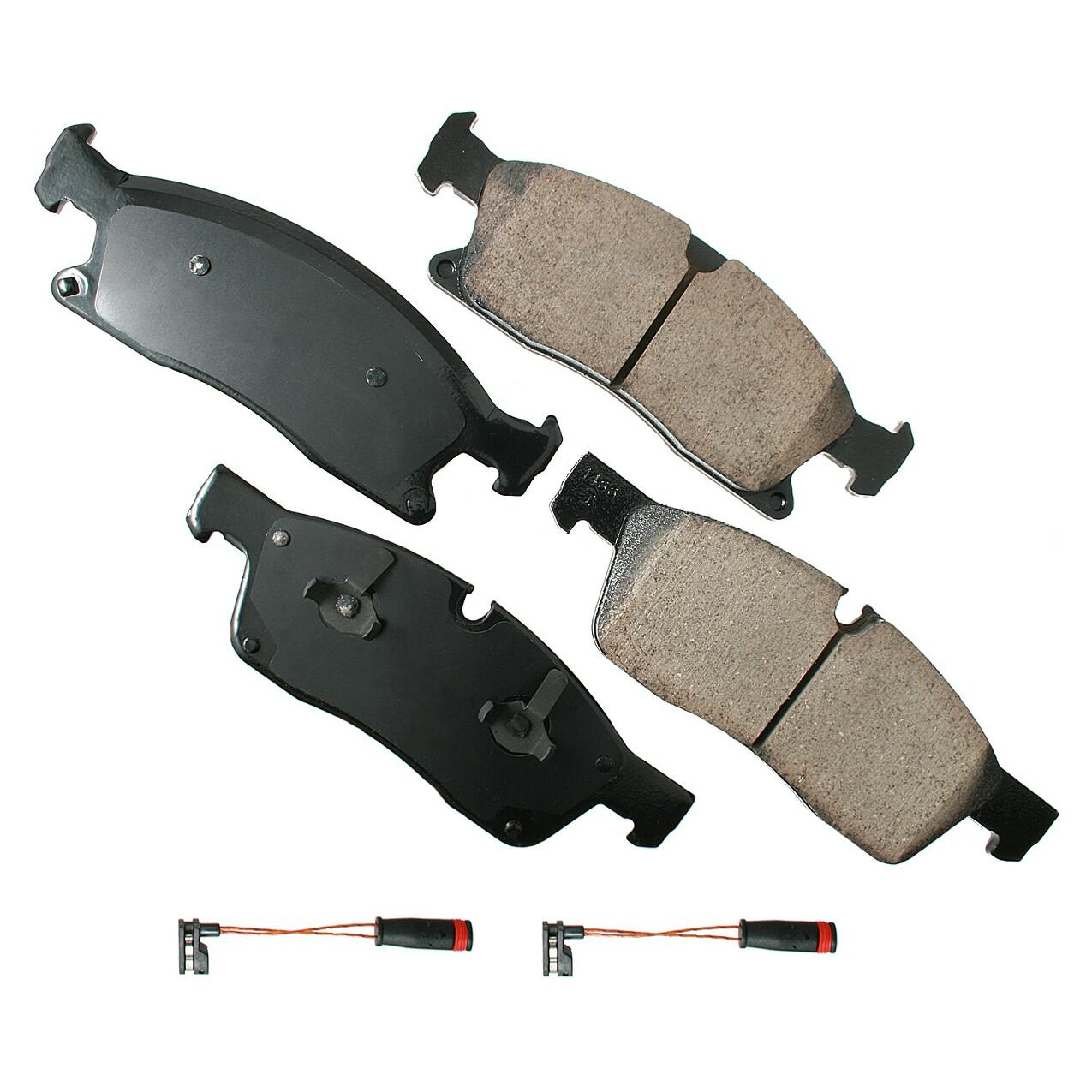 Mercedes Disc Brake Pad Set - Front (Ceramic) (EURO) 0004203302 - Akebono Euro Ultra-Premium EUR1629