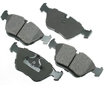 BMW Disc Brake Pad Set - Front 34111162535 - Akebono Euro Ultra-Premium EUR394