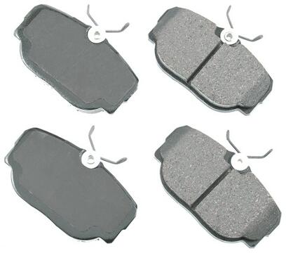 BMW SAAB Disc Brake Pad Set - Front 34111162481 - Akebono Euro Ultra-Premium EUR493