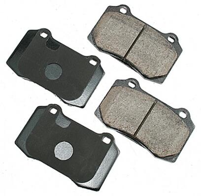 Jaguar Volvo Disc Brake Pad Set - Rear 30683858 - Akebono Euro Ultra-Premium EUR592