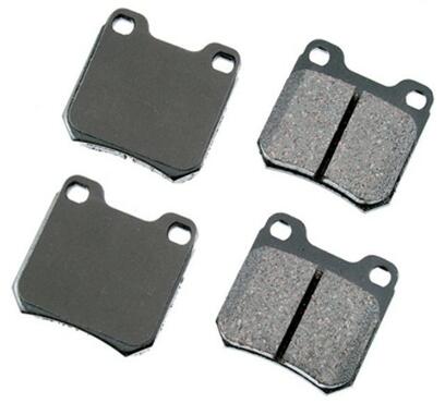 SAAB Disc Brake Pad Set - Rear 4837241 - Akebono Euro Ultra-Premium EUR709