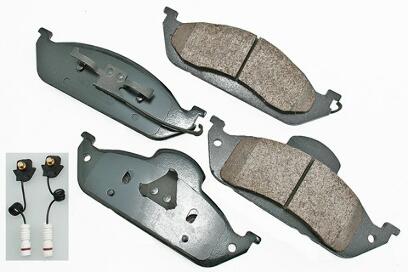 Mercedes Disc Brake Pad Set - Front 163420122041 - Akebono Euro Ultra-Premium EUR760