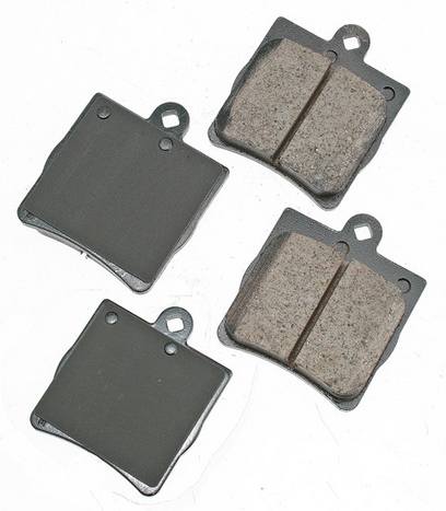 Mercedes Disc Brake Pad Set - Rear 003420272041 - Akebono Euro Ultra-Premium EUR779