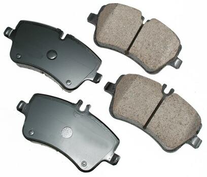 Mercedes Disc Brake Pad Set - Front (w/o Sport Package) 006420622041 - Akebono Euro Ultra-Premium EUR872