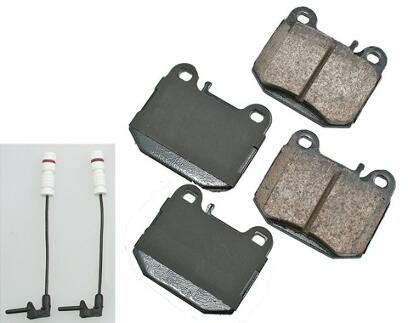 Mercedes Disc Brake Pad Set - Rear 163420112041 - Akebono Euro Ultra-Premium EUR874