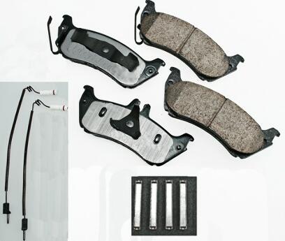 Mercedes Disc Brake Pad Set - Rear 163420142041 - Akebono Euro Ultra-Premium EUR875