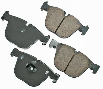 BMW Disc Brake Pad Set - Rear (Ceramic) (EURO) 34216857117 - Akebono Euro Ultra-Premium EUR919