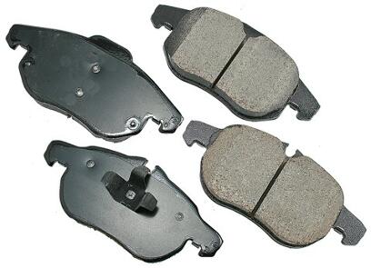 SAAB Disc Brake Pad Set - Front (285mm) (302mm) 99900004 - Akebono Euro Ultra-Premium EUR972