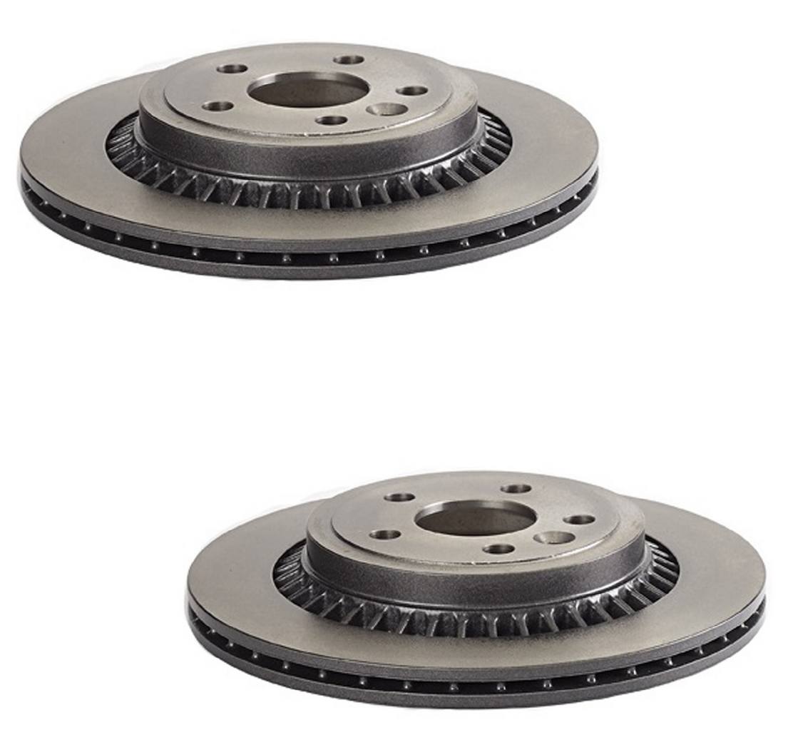 Volvo Disc Brake Pad and Rotor Kit - Rear (302mm) (Ceramic) (EURO) 31317483 - Akebono Euro Ultra-Premium 4119934KIT