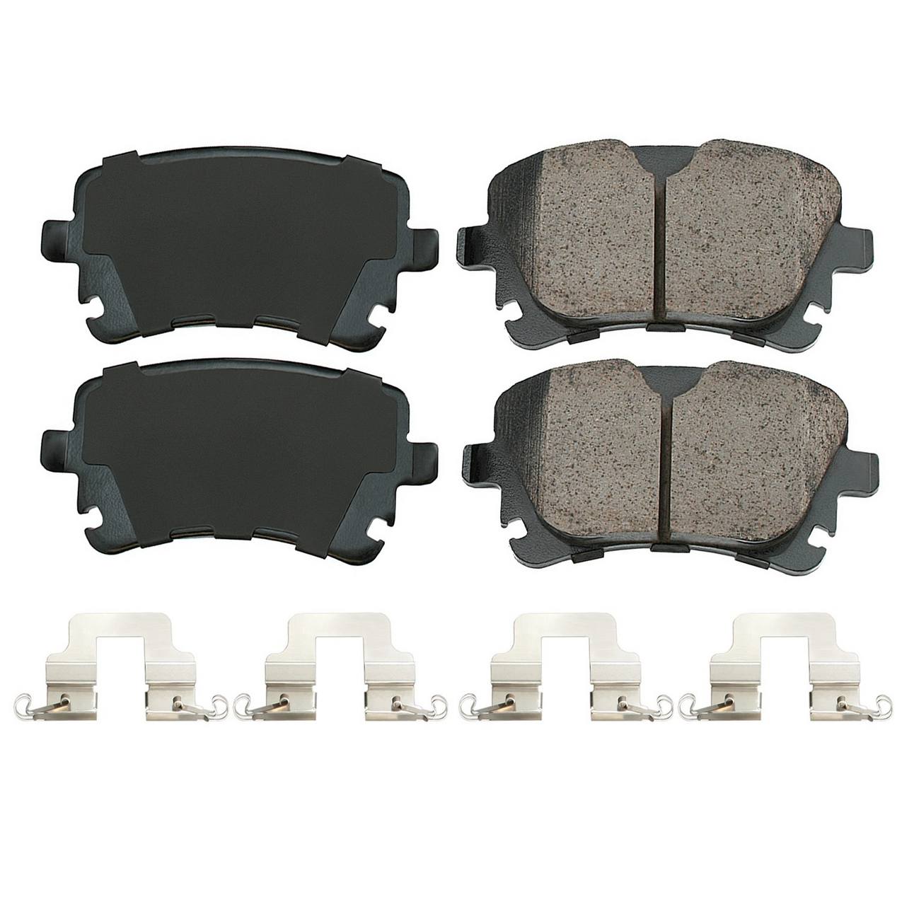 Audi Disc Brake Pad Set Rear (Ceramic) (EURO) 8K0698451G Akebono