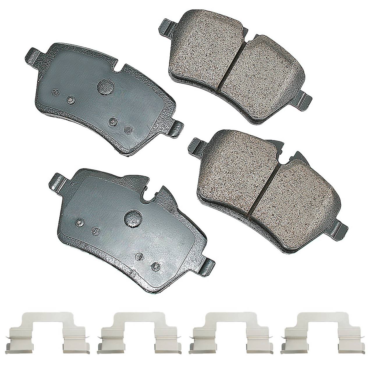 Mini Disc Brake Pad Set - Front (Ceramic) (EURO) 34119808705 - Akebono Euro Ultra-Premium EUR1204A