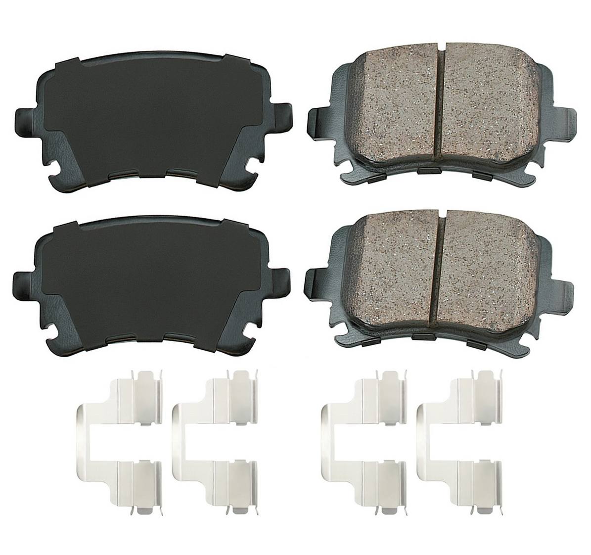 Audi VW Disc Brake Pad Set Rear (Ceramic) (EURO) 8E0698451J Akebono