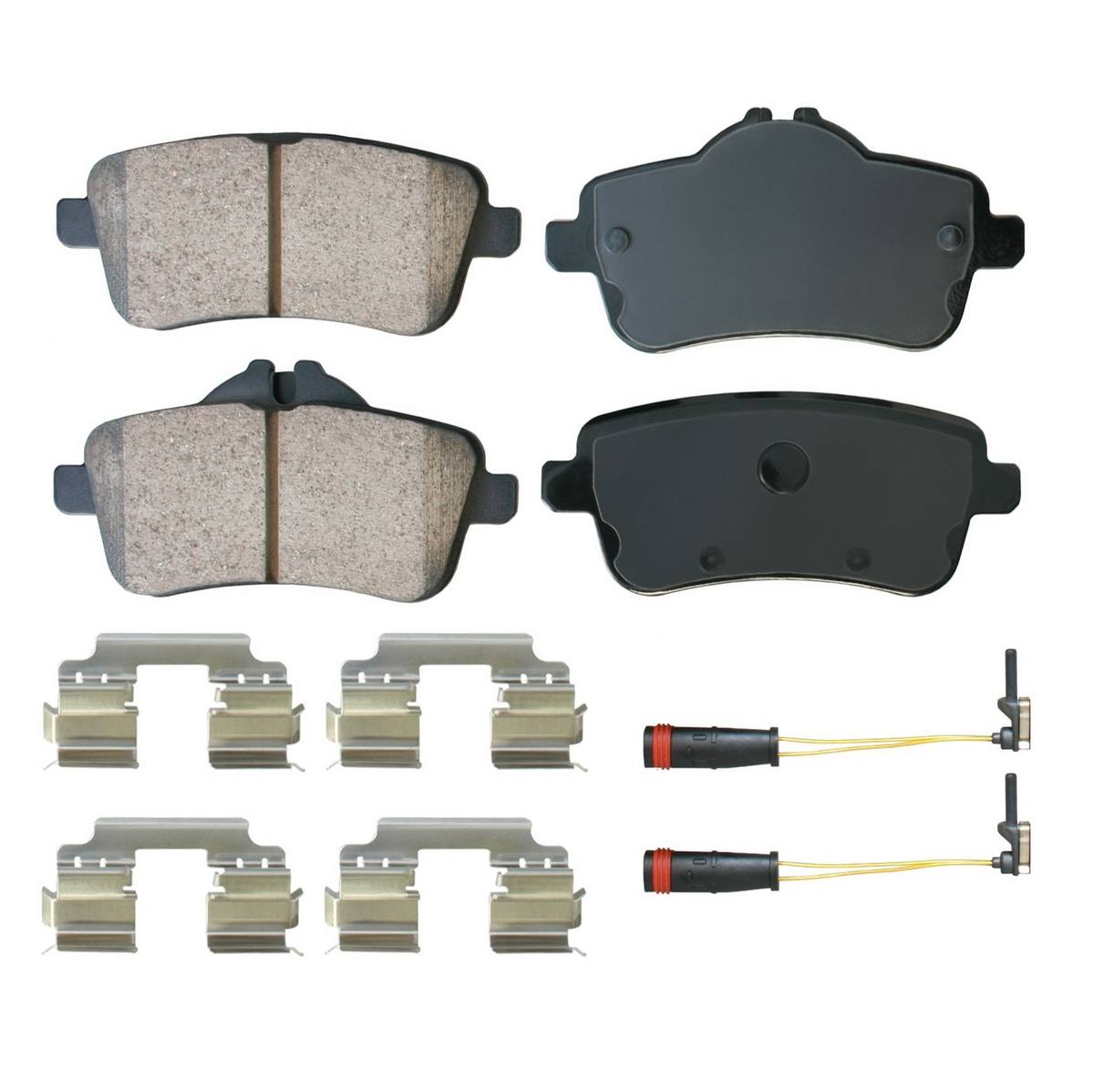 Mercedes Disc Brake Pad Set - Rear (Ceramic) (EURO) 0074208320 - Akebono Euro Ultra-Premium EUR1630A