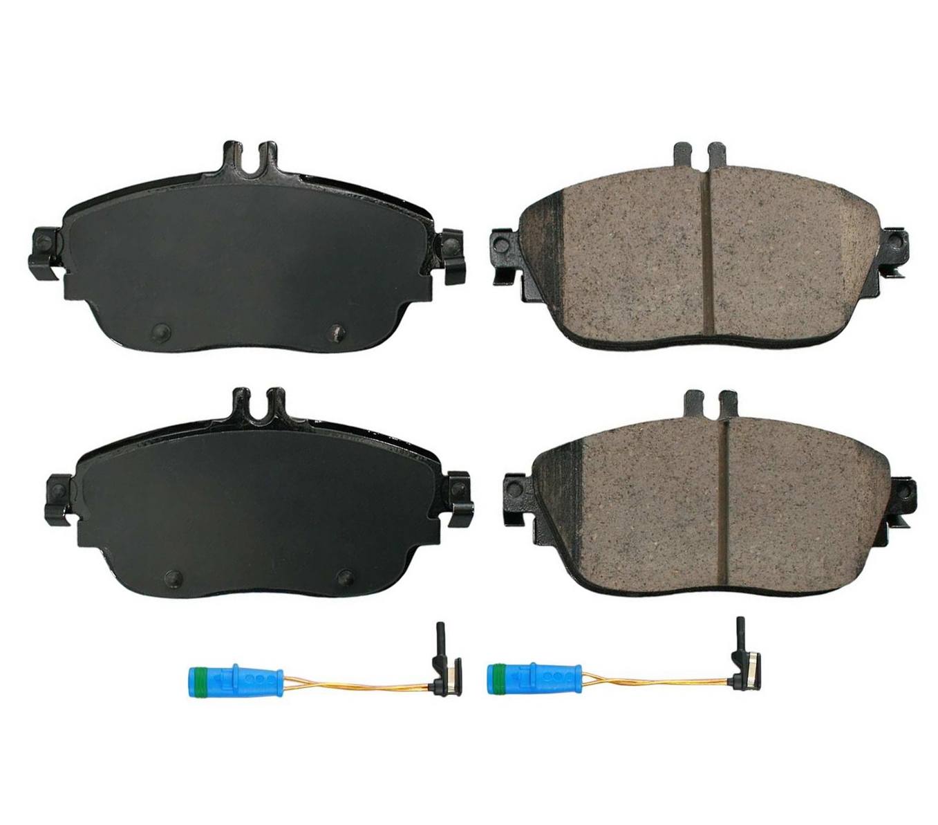 Mercedes Disc Brake Pad Set - Front (Ceramic) (EURO) 0084200320 - Akebono Euro Ultra-Premium EUR1694