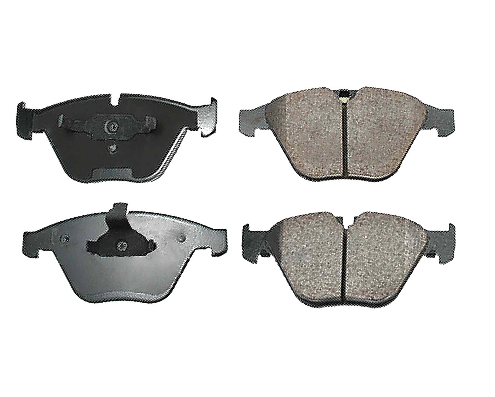 BMW Brake Pad Set - Front (Ceramic) (EURO) 34116794920 - Akebono Euro Ultra-Premium EUR918