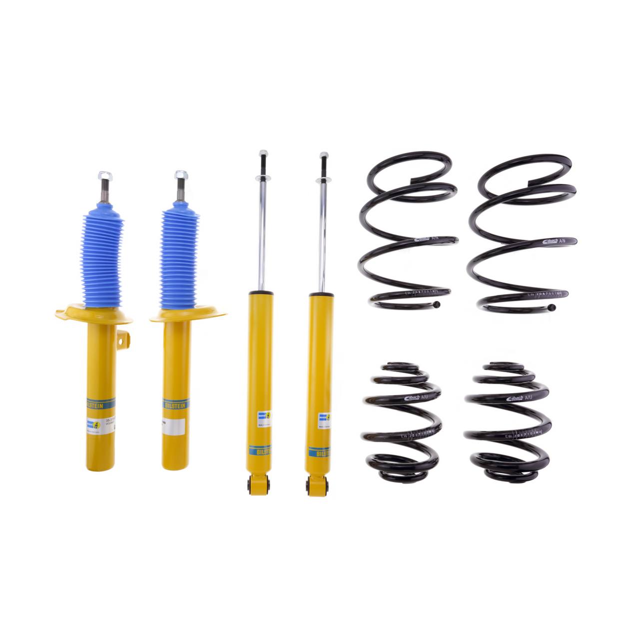 BMW Suspension Strut and Coil Spring Lowering Kit - 46242792 Front and Rear - Bilstein