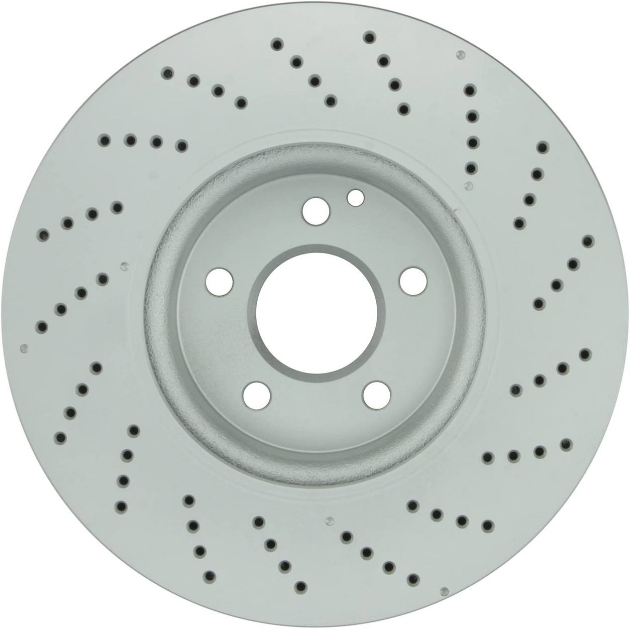 Mercedes-Benz Disc Brake Rotor - Front (322mm) (Cross-Drilled) 2044211012