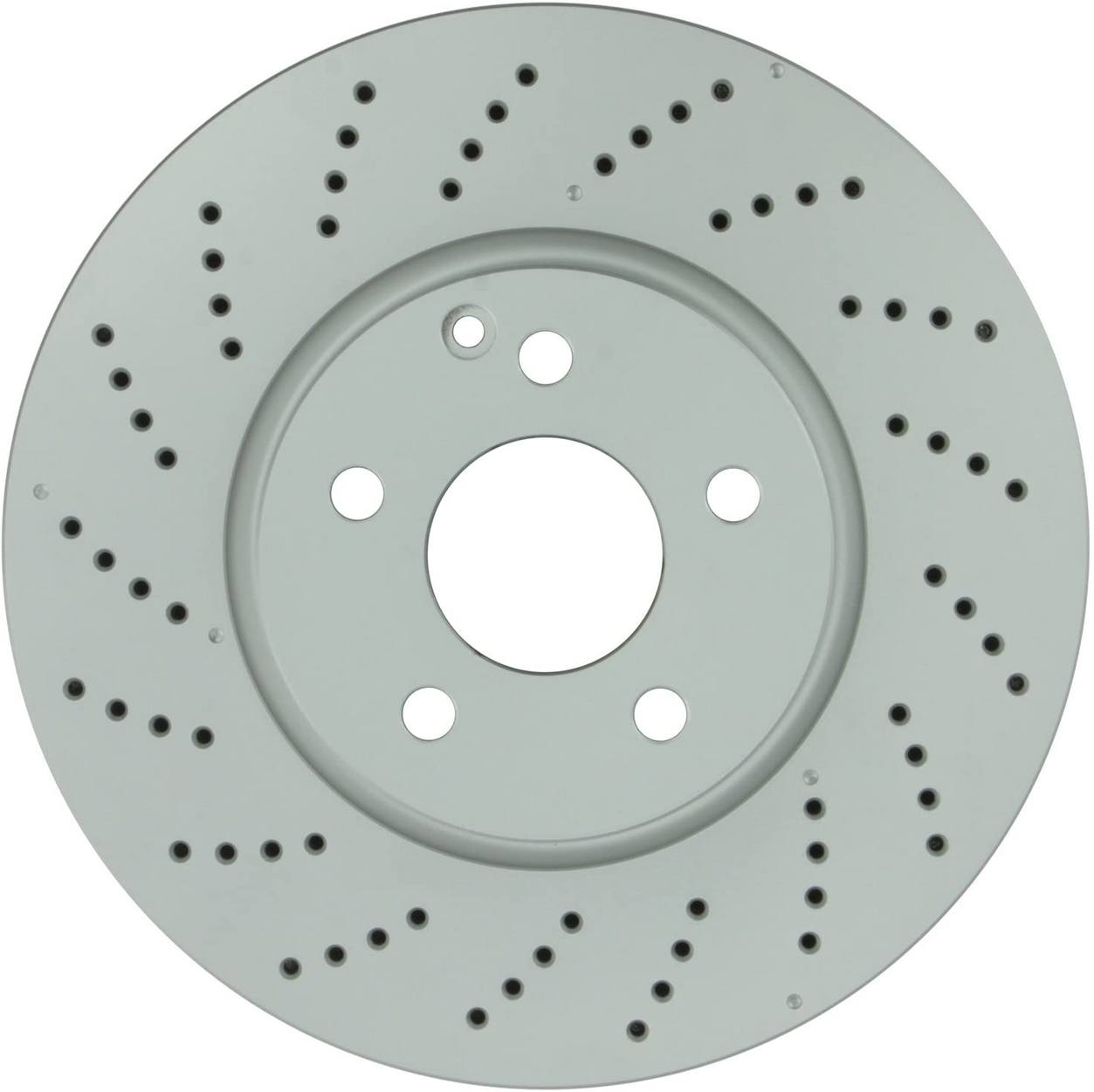 Mercedes-Benz Disc Brake Rotor - Front (322mm) (Cross-Drilled) 2044211012