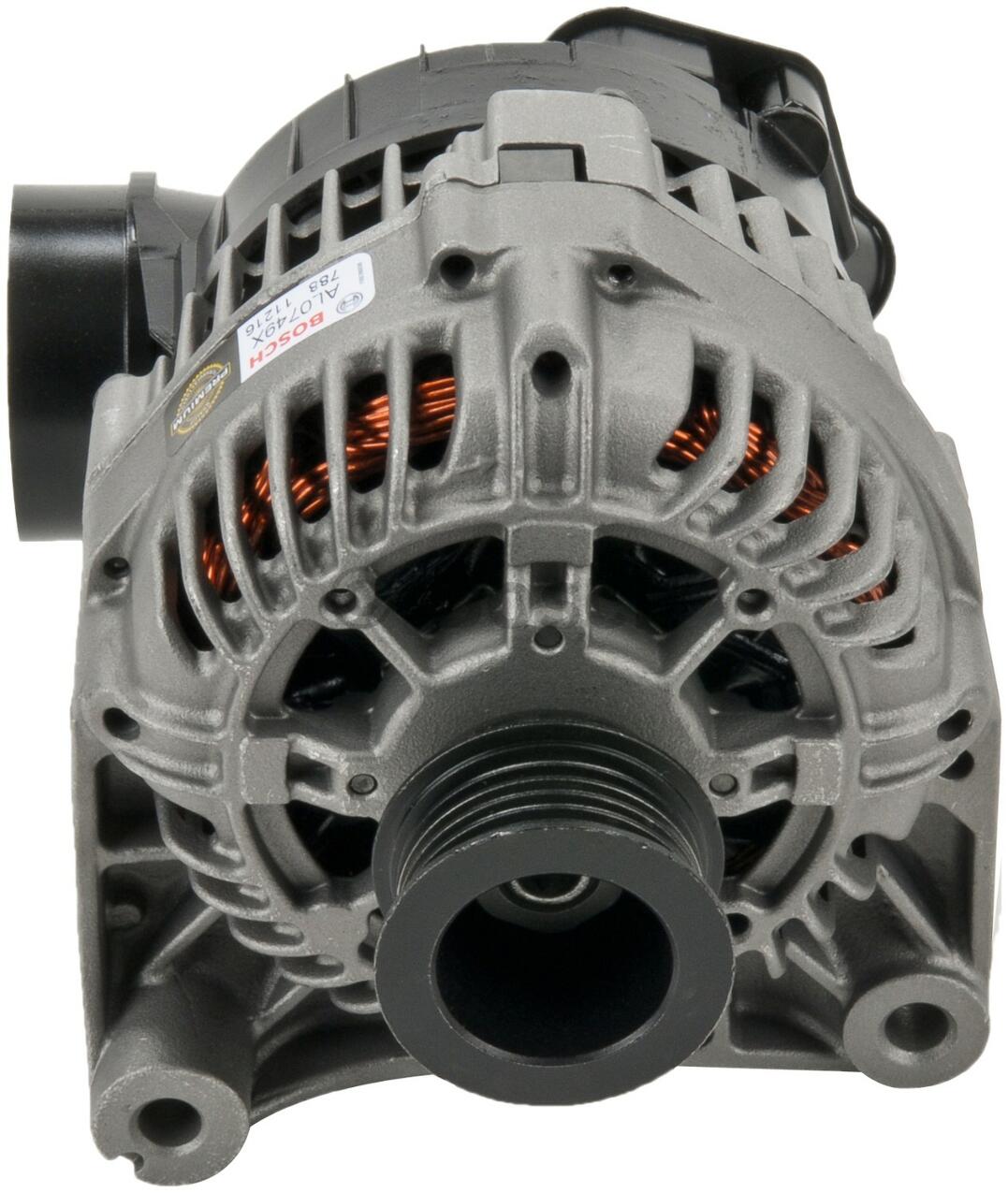 BMW Alternator (80A) (Rebuilt) 12311744565 - Bosch AL0749X