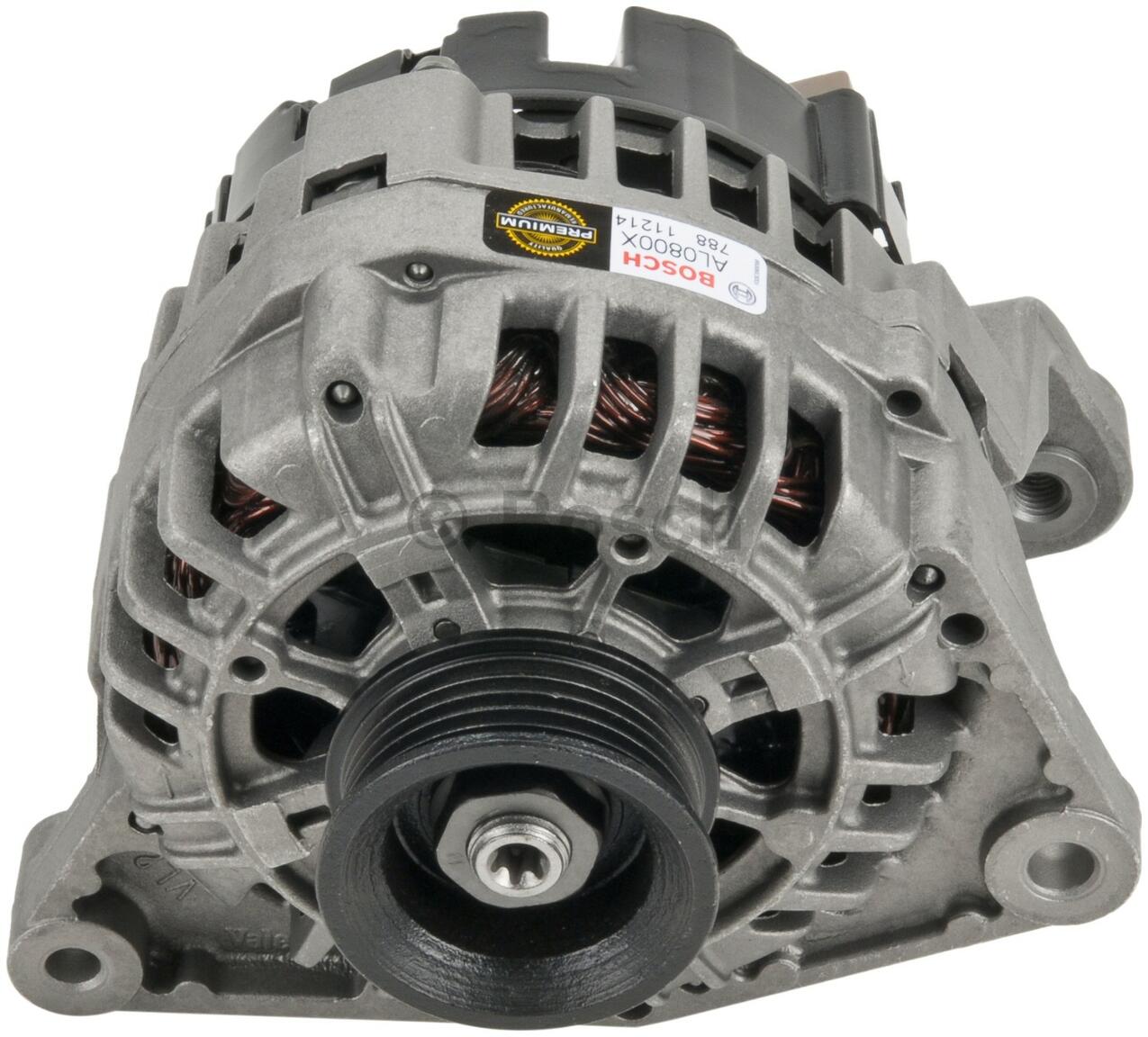 Audi VW Alternator (90A) (Rebuilt) (Valeo) 038903018EX - Bosch AL0800X