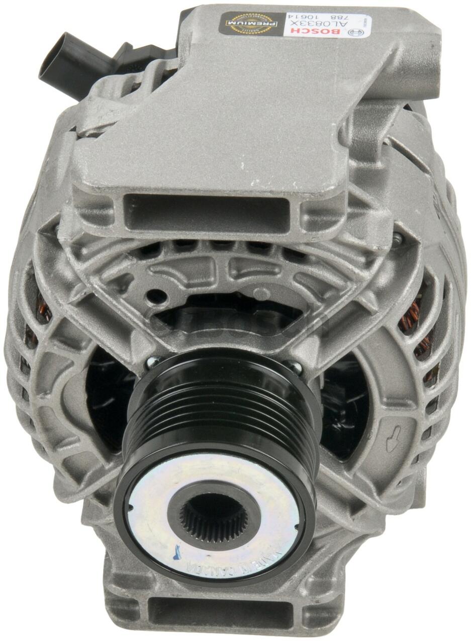 SAAB Alternator (120A) (Rebuilt) 12757363 - Bosch AL0833X