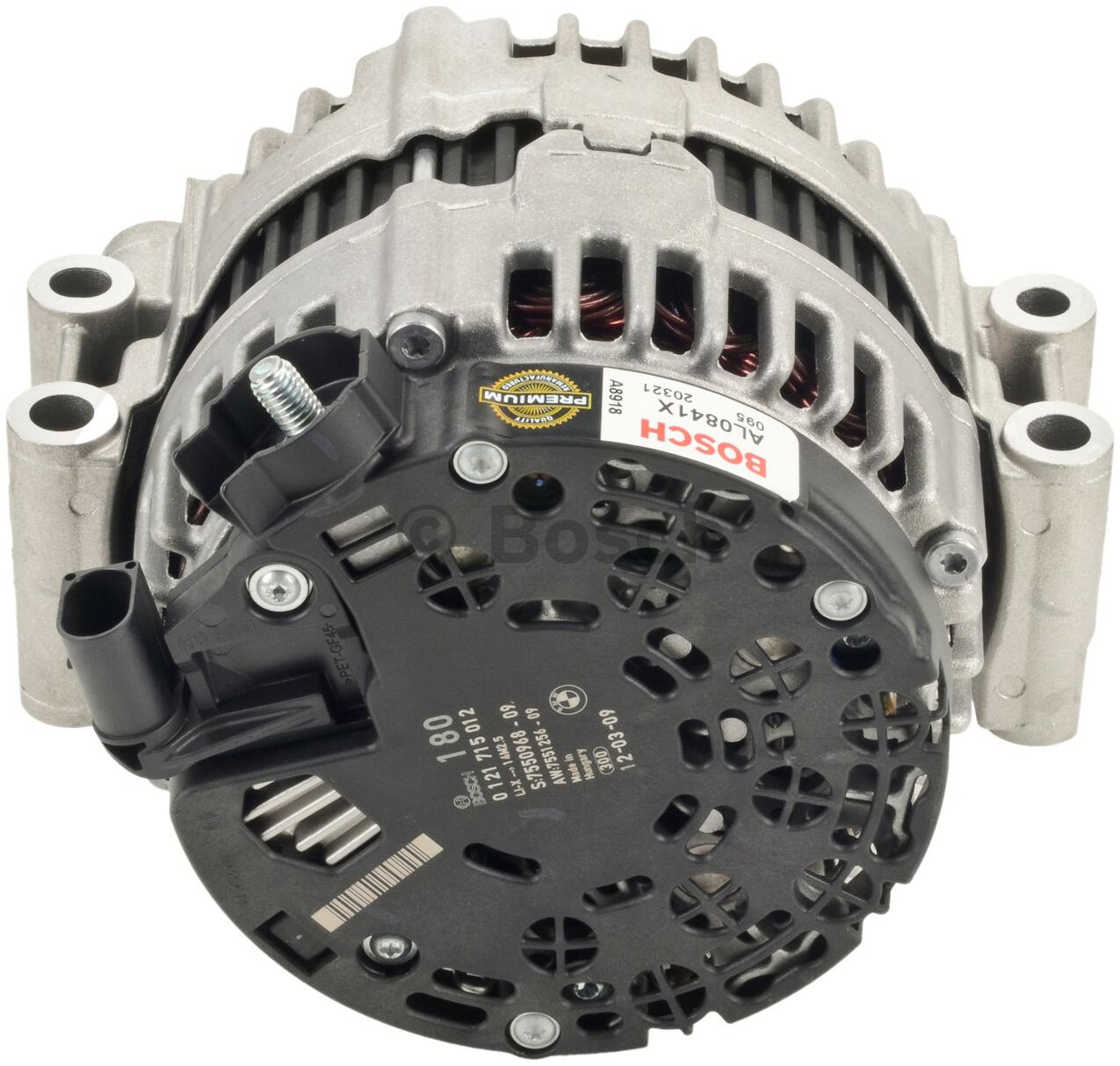 BMW Alternator (180A) (Rebuilt) 12317555926 - Bosch AL0841X