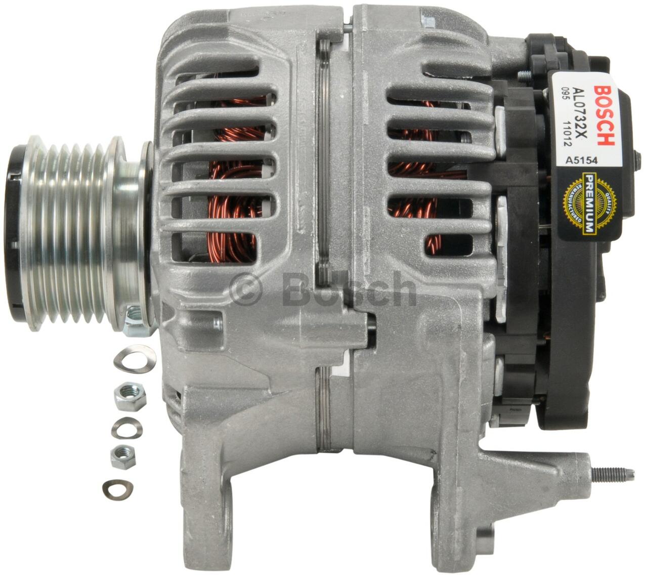 VW Alternator (90A) (Rebuilt) 028903018AX - Bosch AL0732X