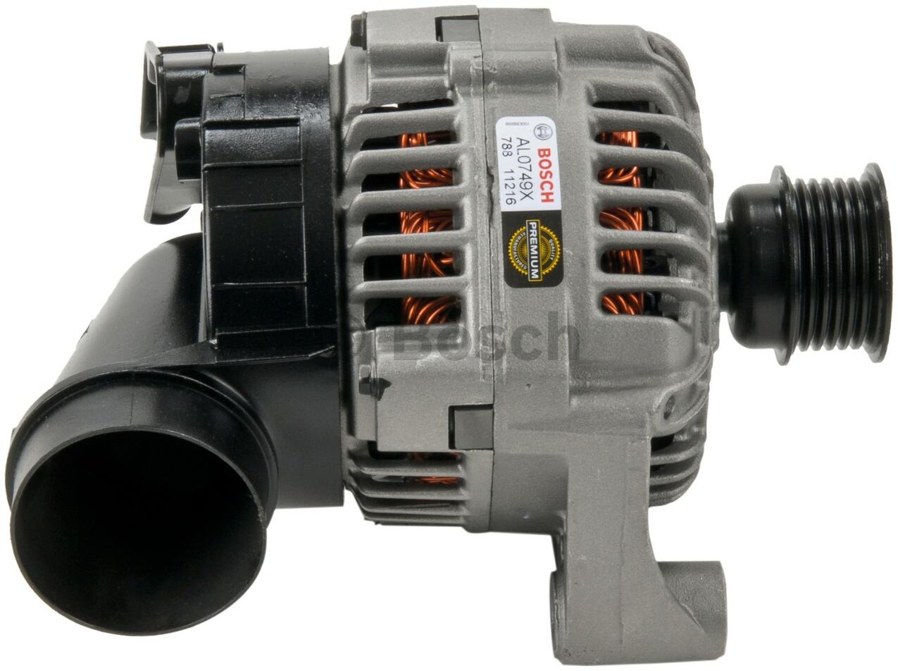 BMW Alternator (80A) (Rebuilt) 12311744565 - Bosch AL0749X