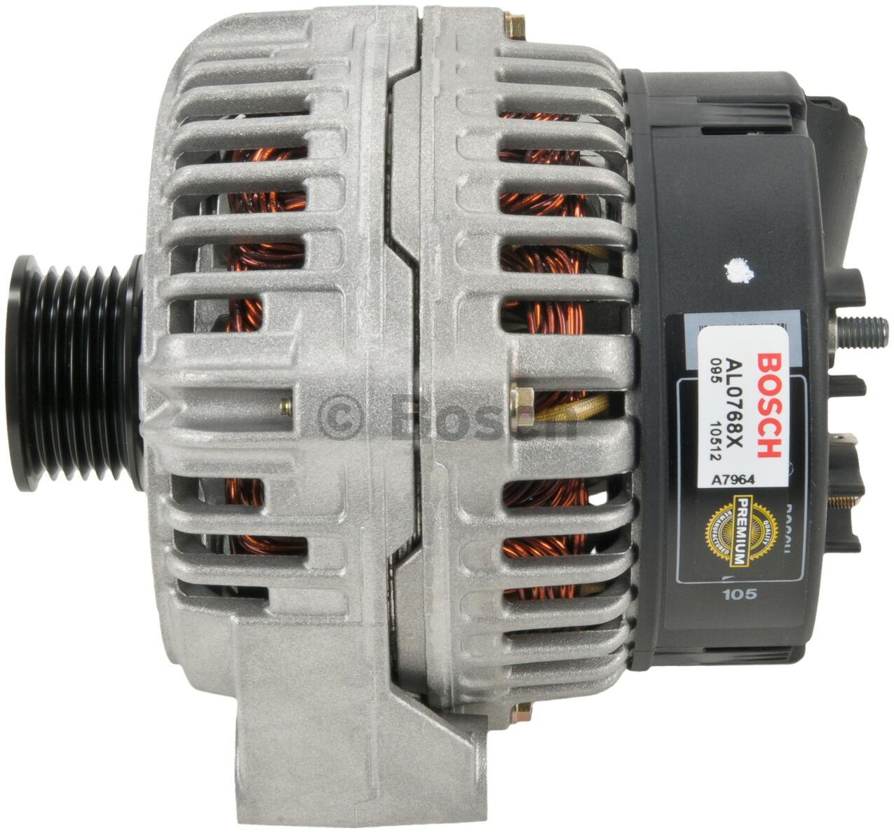 Mercedes Alternator (150A) (Rebuilt) 011154320283 - Bosch AL0768X