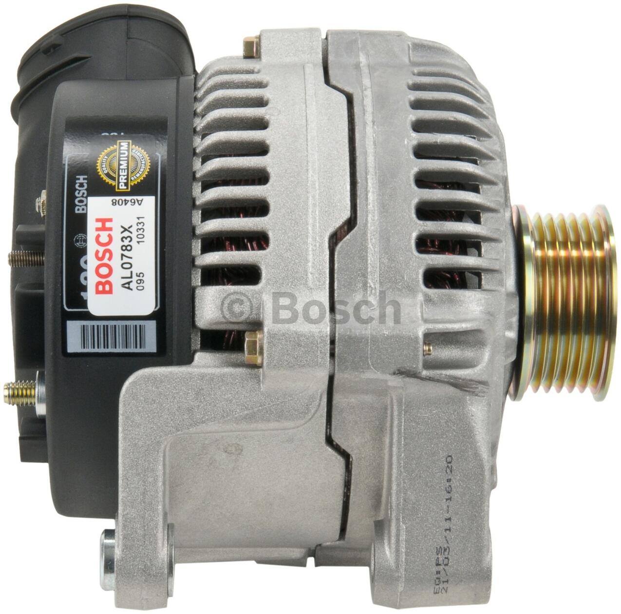 SAAB Alternator (130A) (Rebuilt) 5248794 - Bosch AL0783X