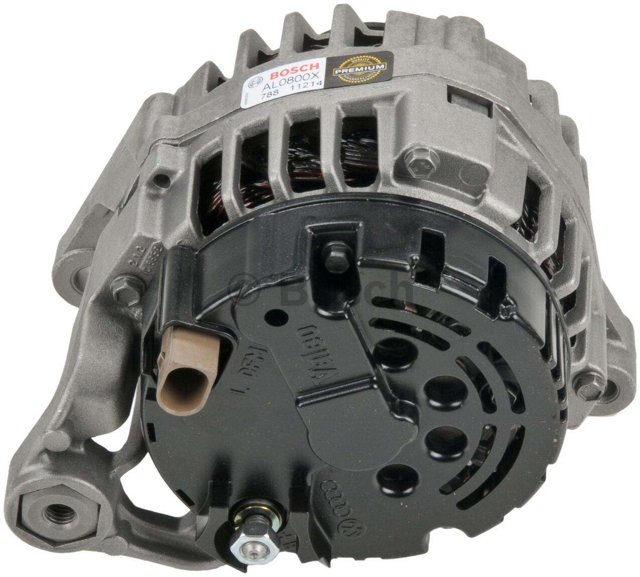 Audi VW Alternator (90A) (Rebuilt) (Valeo) 038903018EX - Bosch AL0800X