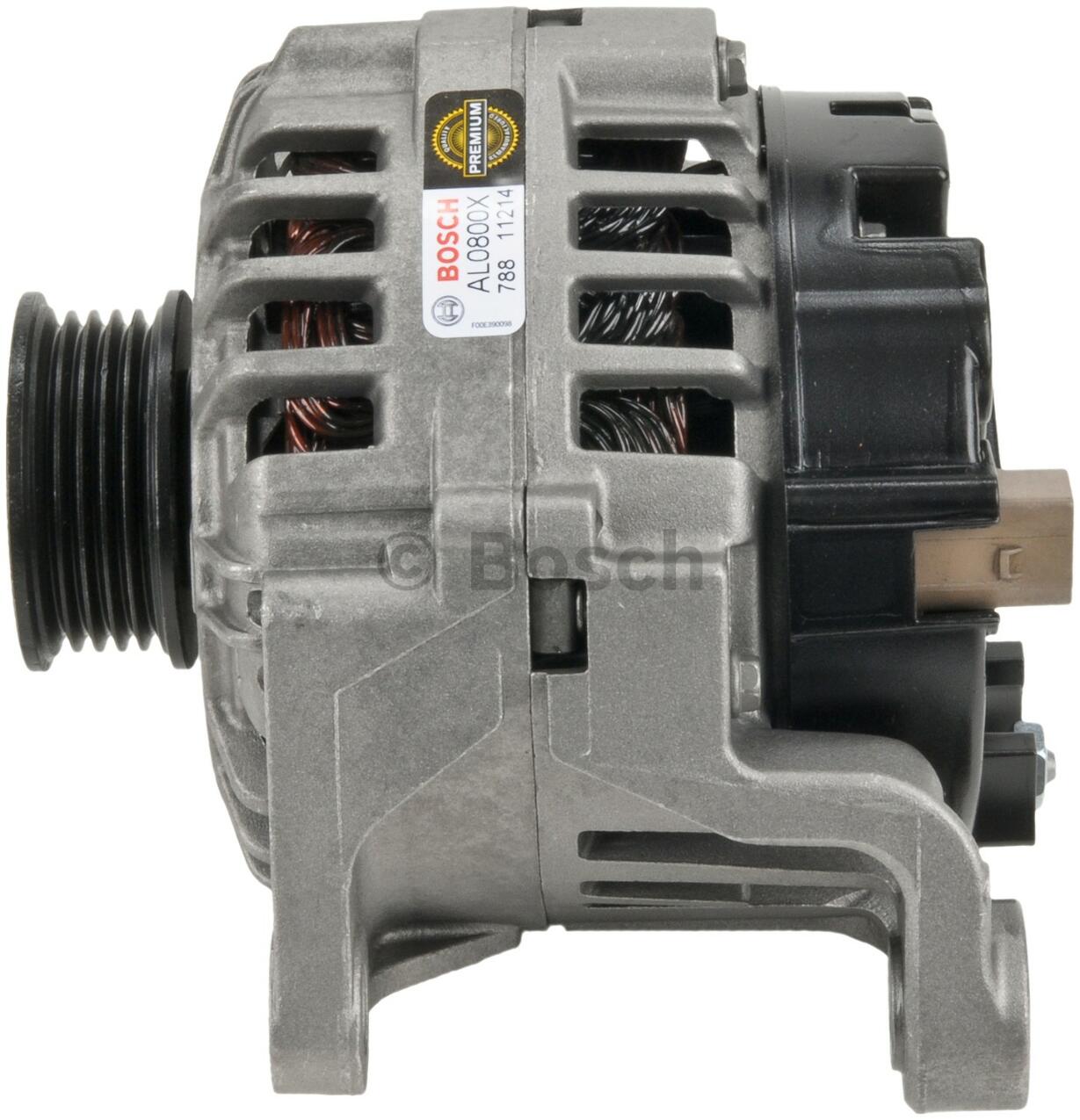 Audi VW Alternator (90A) (Rebuilt) (Valeo) 038903018EX - Bosch AL0800X