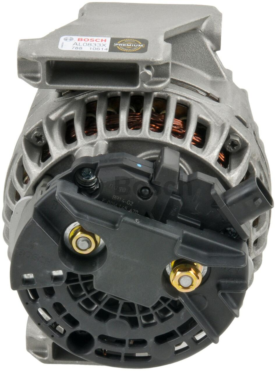 SAAB Alternator (120A) (Rebuilt) 12757363 - Bosch AL0833X