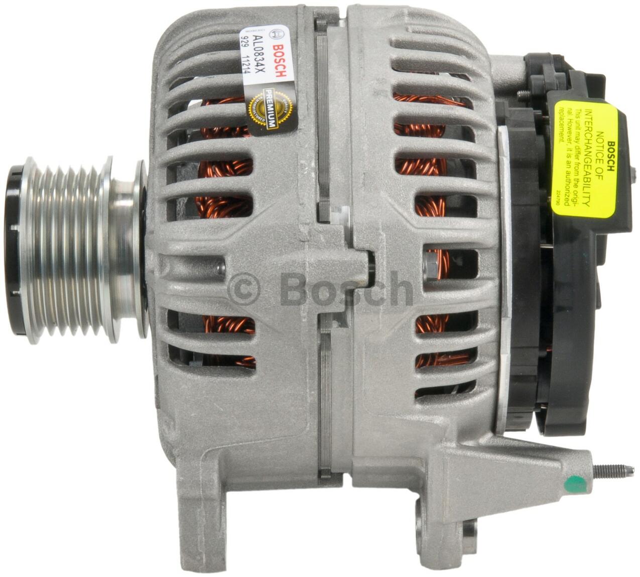 Audi VW Alternator (140A) (Rebuilt) 06F903023FX - Bosch AL0834X