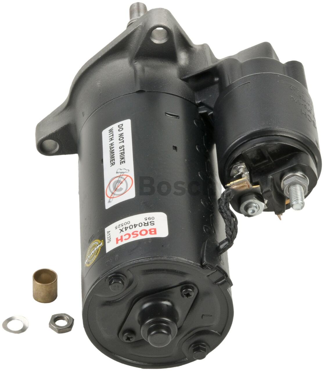 VW Starter Motor (Rebuilt) 02B911023CX - Bosch SR0404X