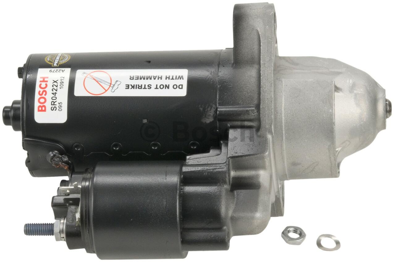 Audi VW Starter Motor (Rebuilt) 078911023DX - Bosch SR0422X