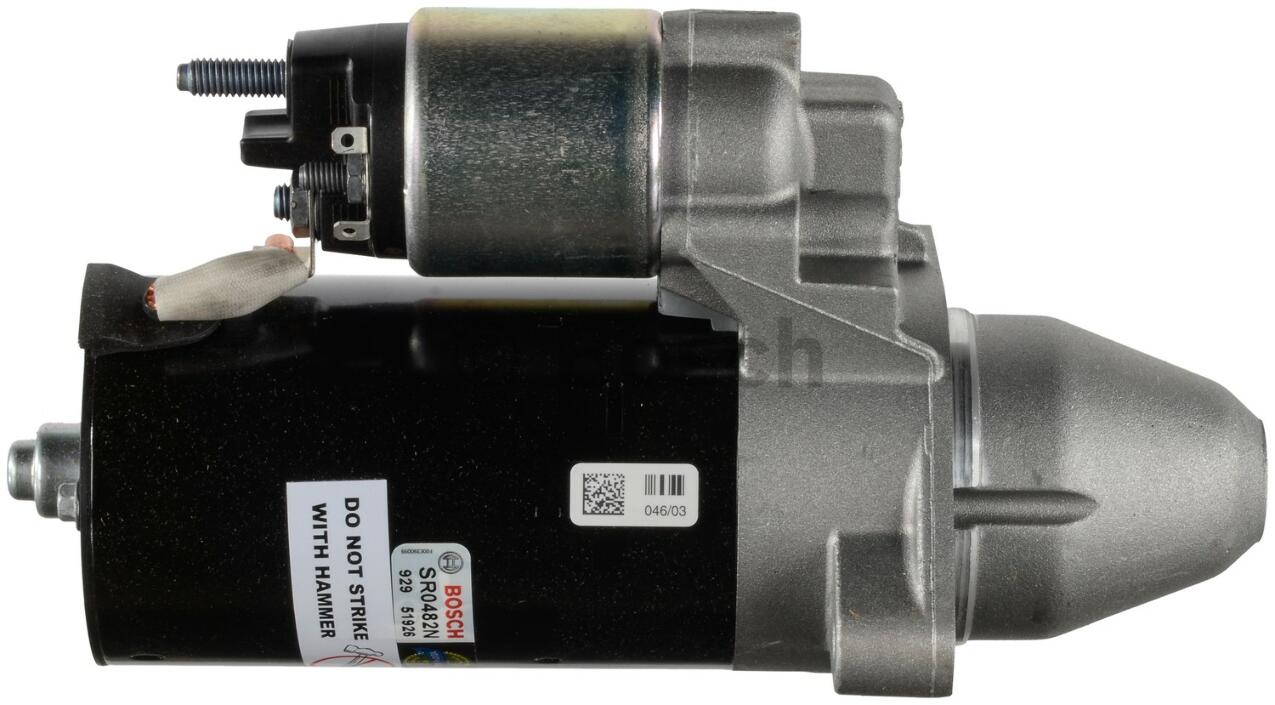 SAAB Starter Motor (Rebuilt) 4966842 - Bosch SR0480X