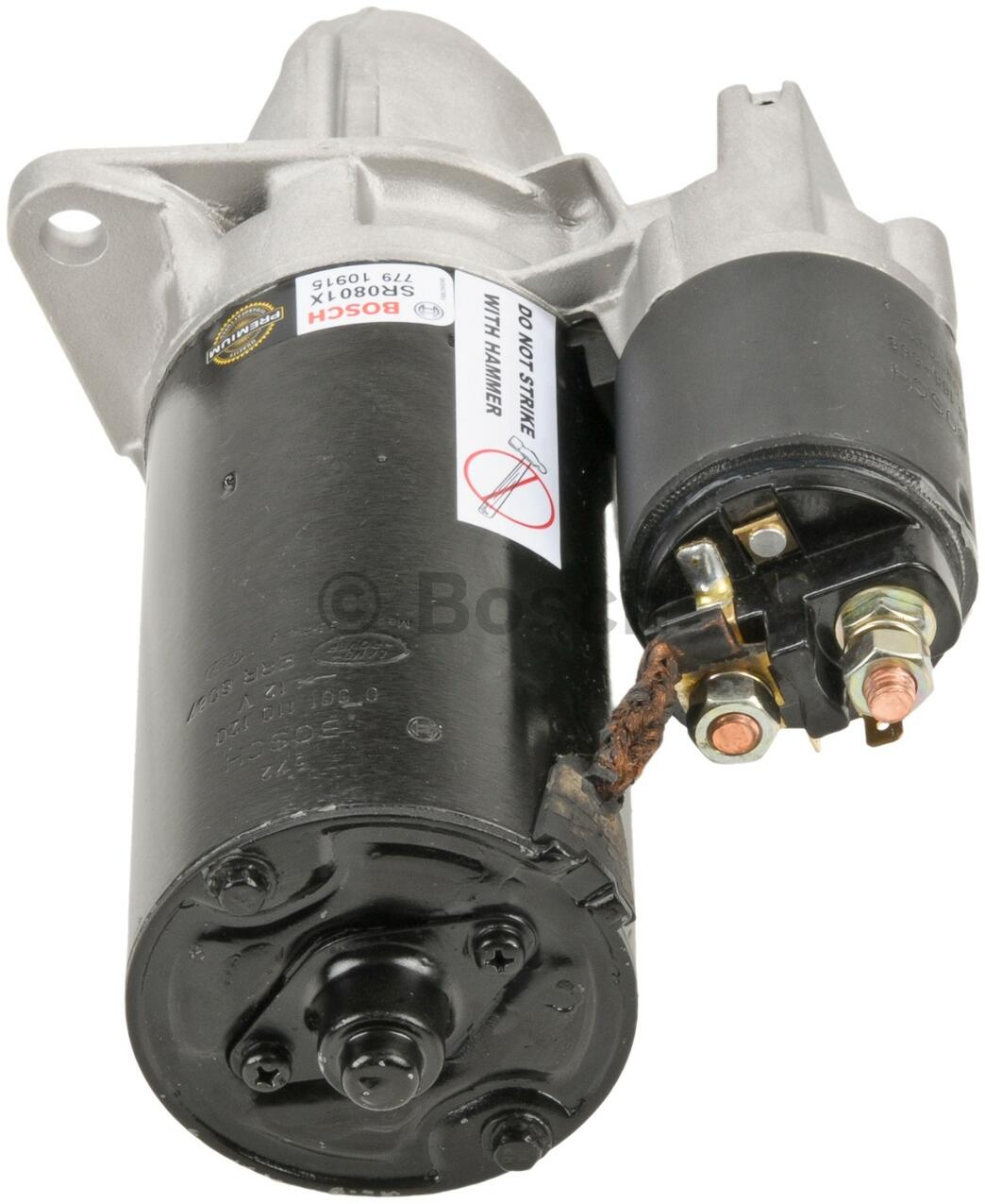 Land Rover Starter Motor (Rebuilt) NAD101490 - Bosch SR0801X