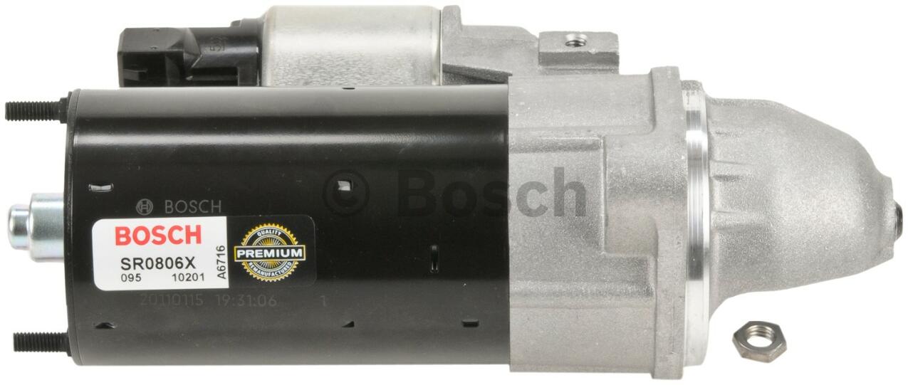 BMW Starter Motor (Rebuilt) 12417508636 - Bosch SR0806X