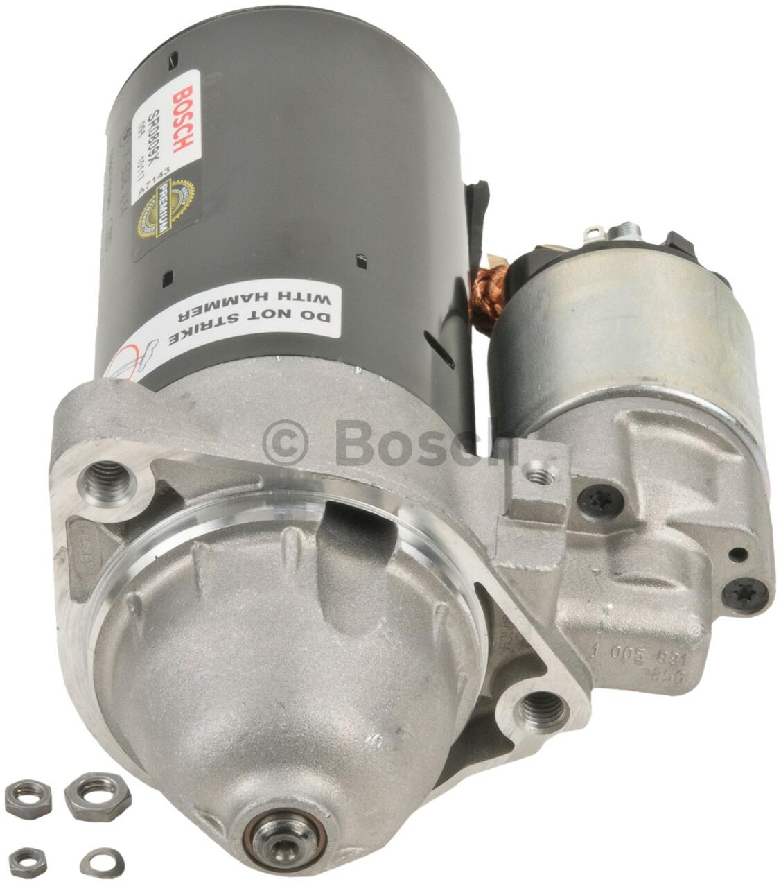 BMW Starter Motor (Rebuilt) 12417610351 - Bosch SR0809X