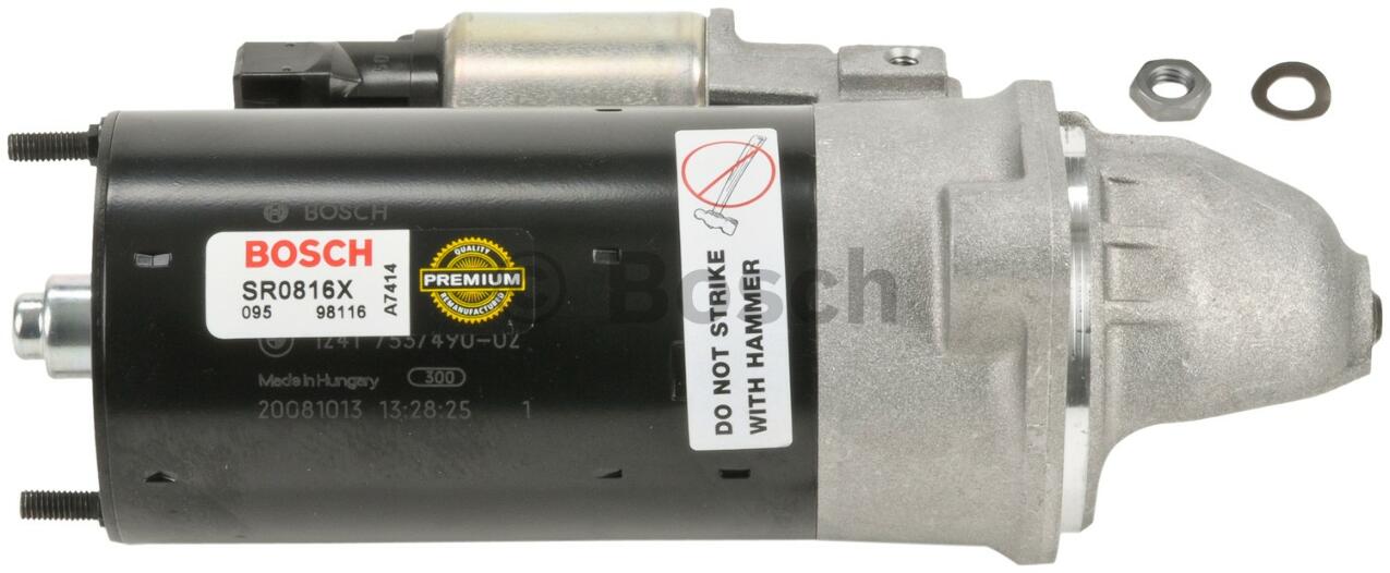 BMW Starter Motor (Rebuilt) 12417610353 - Bosch SR0816X