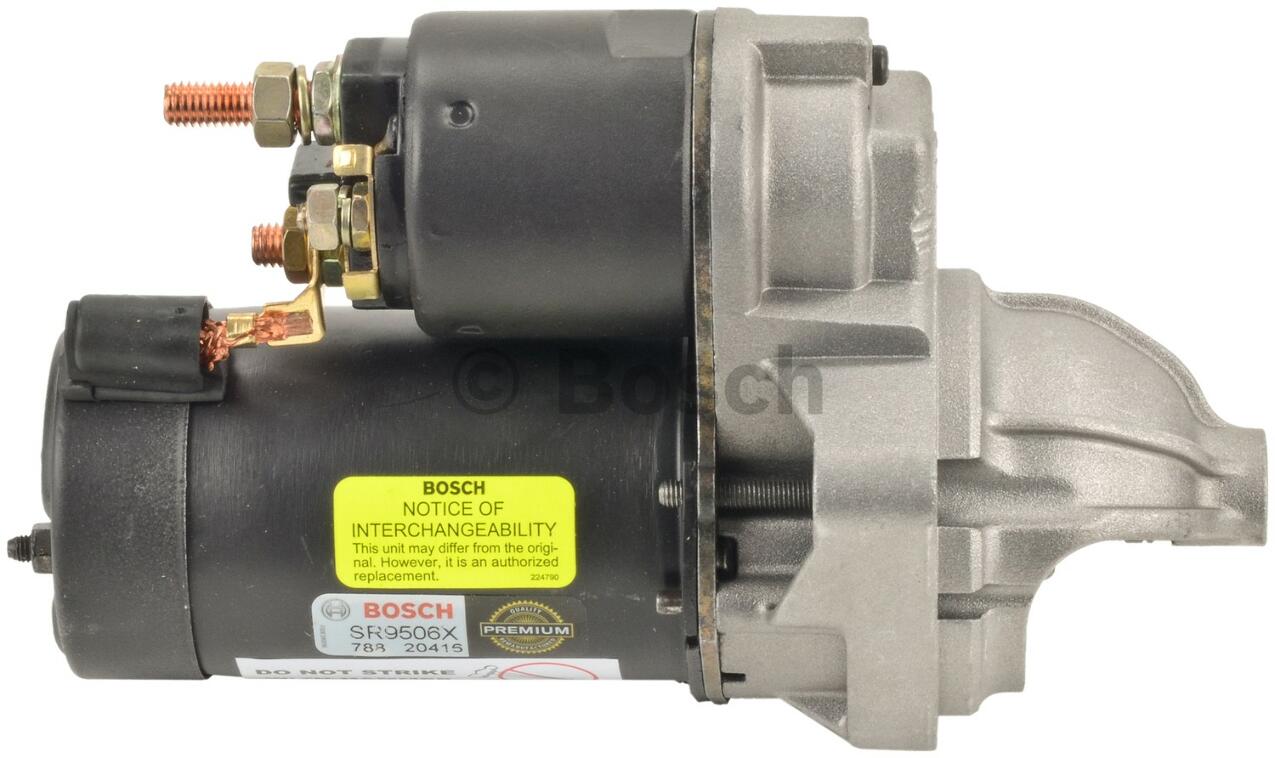 BMW Starter Motor (Rebuilt) 12417835735 - Bosch SR9506X