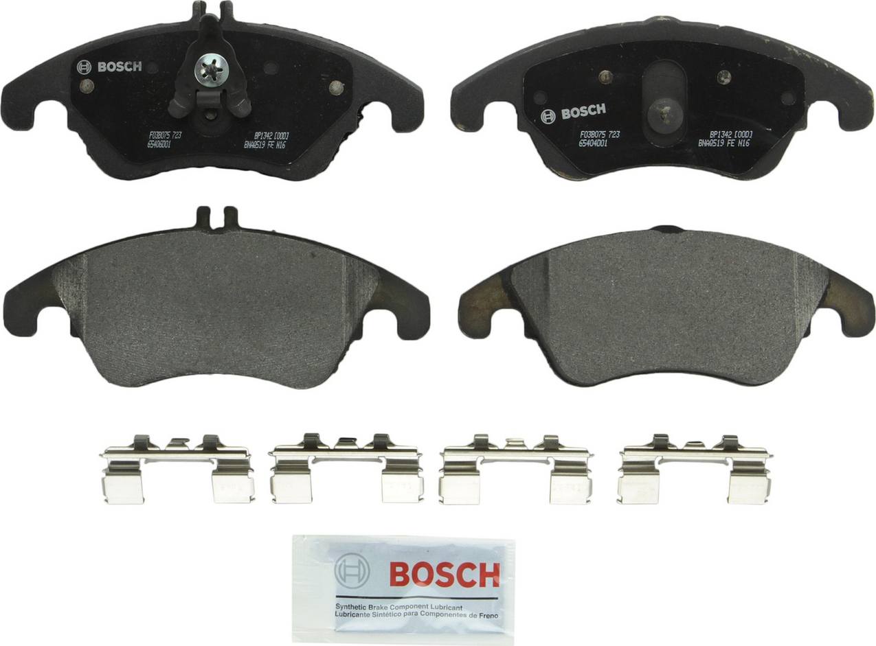 Mercedes Disc Brake Pad Set - Front 0074205820 - Bosch QuietCast BP1342