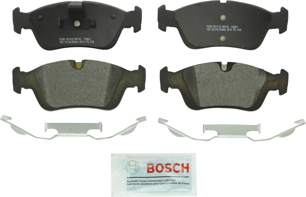 BMW Disc Brake Pad Set - Front 34116761244 - Bosch QuietCast BP781