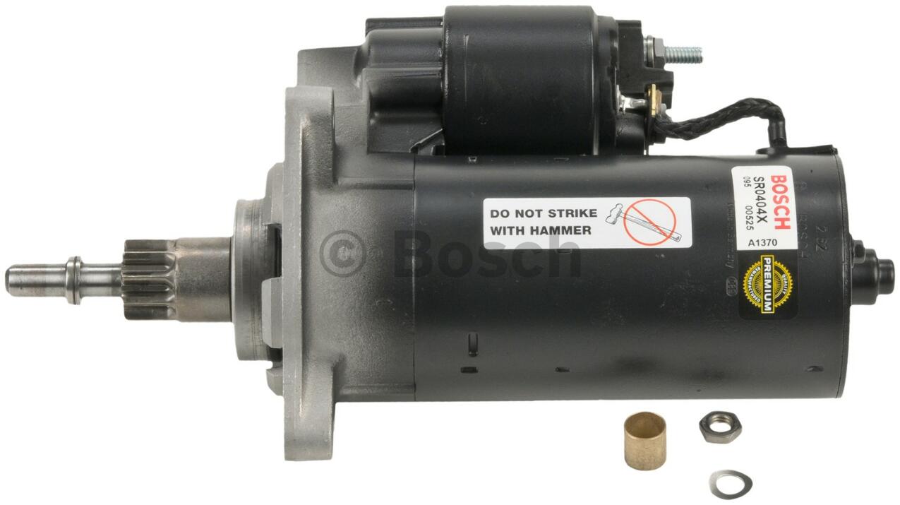 VW Starter Motor (Rebuilt) 02B911023CX - Bosch SR0404X