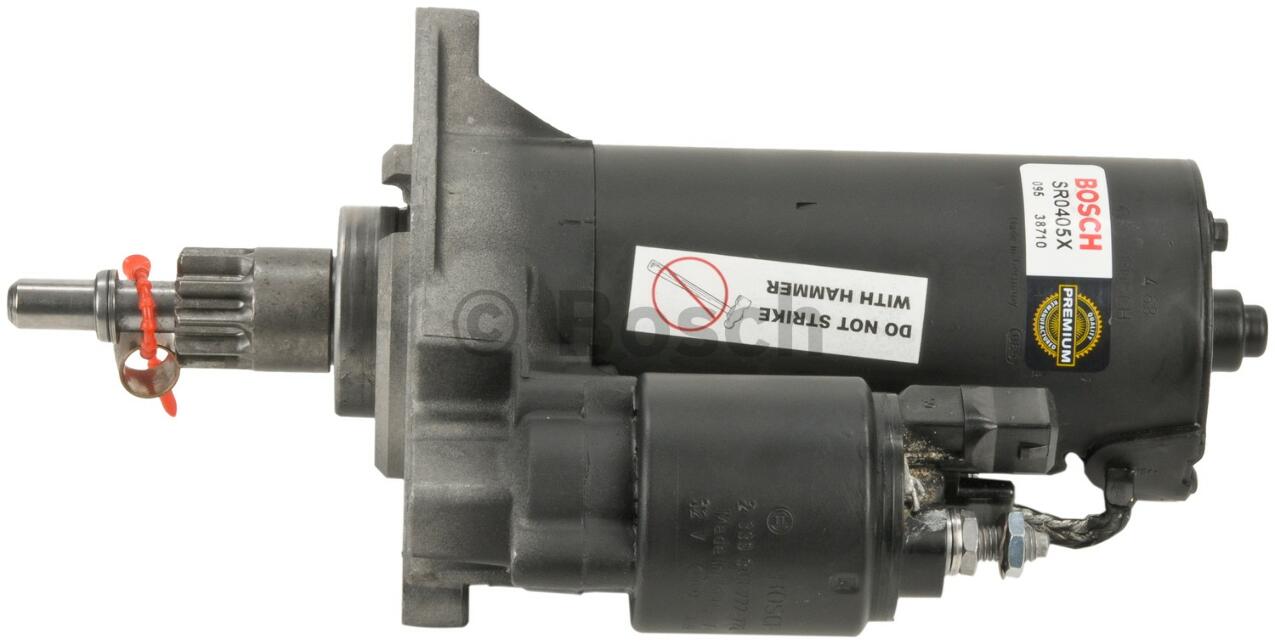 VW Starter Motor (Rebuilt) 02A911023HX - Bosch SR0405X