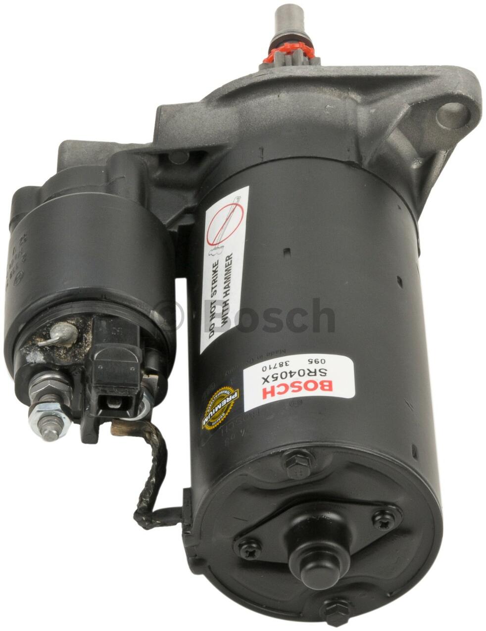 VW Starter Motor (Rebuilt) 02A911023HX - Bosch SR0405X