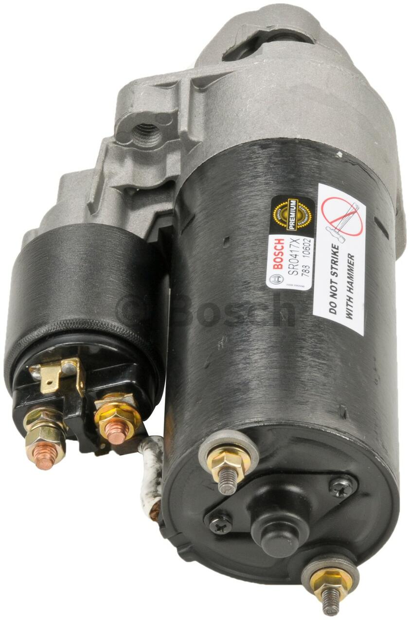 Audi Starter Motor (Rebuilt) 077911023EX - Bosch SR0417X