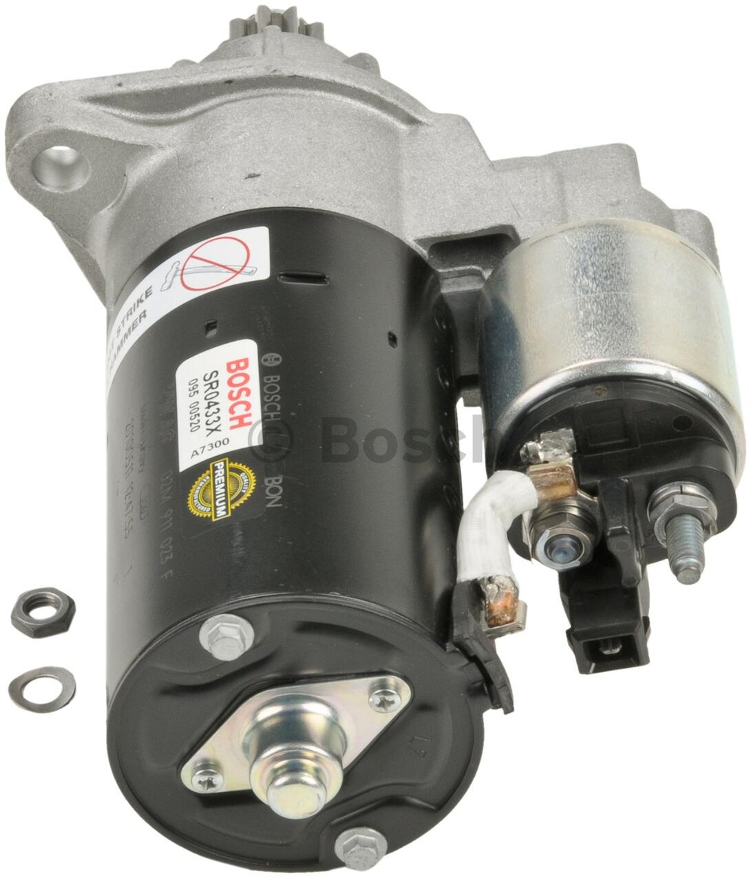 Audi VW Starter Motor (Rebuilt) 02M911023FX - Bosch SR0433X